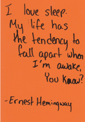 nightmares are a reprieve from reality 