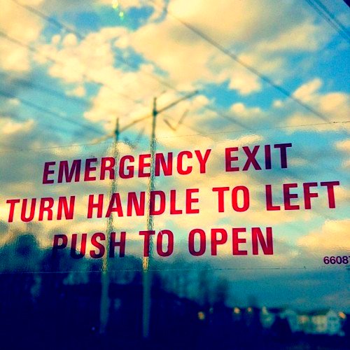 it's a bumpy ride ahead. know where's the exit.